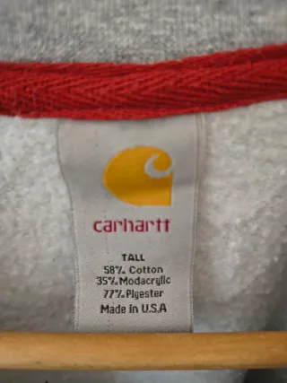 Jersey Carhartt Vintage Gris y Rojo