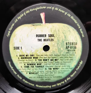 LP 1970 🇯🇵 THE BEATLES - RUBBER SOUL