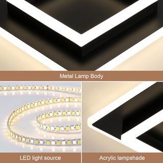 Lámpara Techo LED Cuadrada 30W 3375lm 4500K