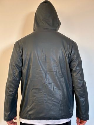 Giubbotto con cappuccio GAS grigio