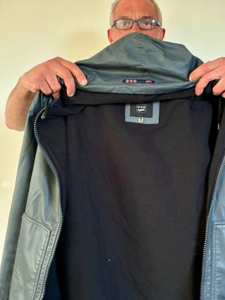 Giubbotto con cappuccio GAS grigio