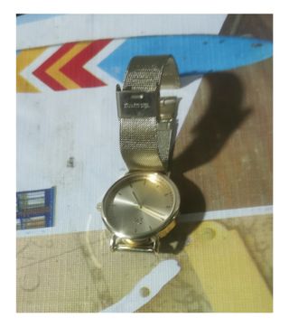 Reloj Wellington Dorado Malla
