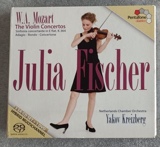 3 SACD+DVD Mozart: Conciertos Violín-Julia Fischer