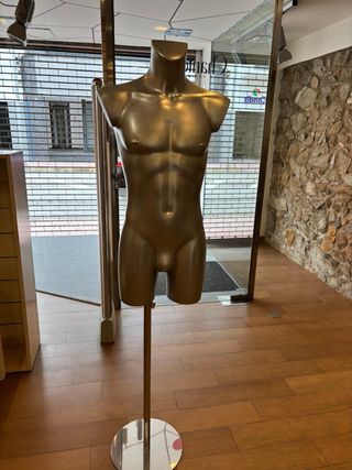 Maniquí hombre gris