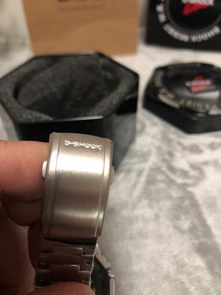 Reloj Azul y Plateado