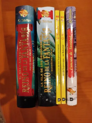 Pack de 5 libros de Gerónimo Stilton