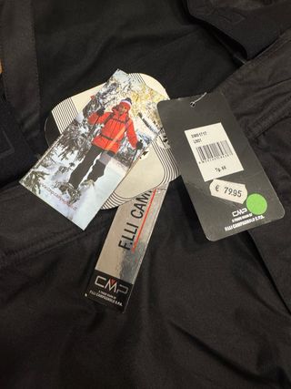 Pantalón de esquí CMP negro 3xl 58 nuevo etiqueta