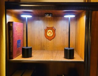 Coppia Lampade Design Moderno Nero