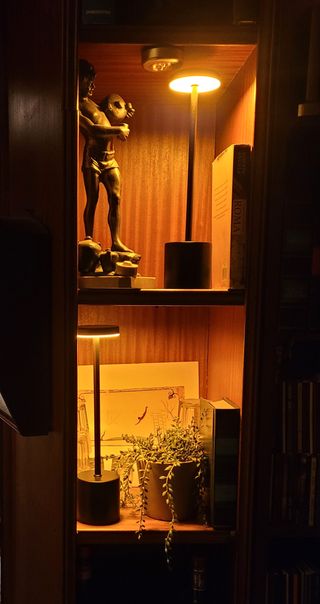 Coppia Lampade Design Moderno Nero