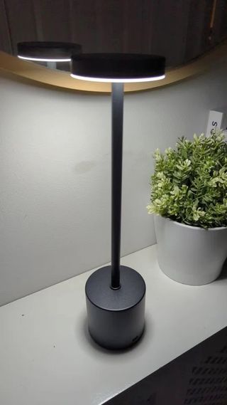 Coppia Lampade Design Moderno Nero