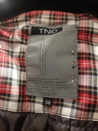 Abrigo de invierno negro unisex