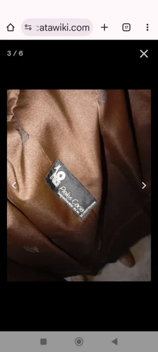 Chaquetón piel de zorro beige