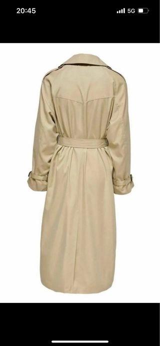 Gabardina oversize beige sin estrenar