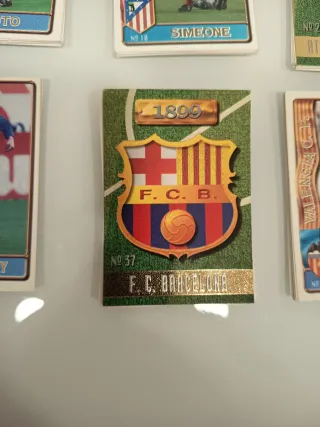 Lote cromos fútbol Liga 96/97 Mundi MC