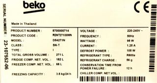 Combi nevera/congelador beko con garantía