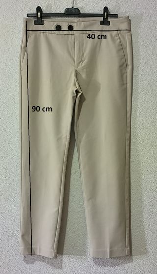 Pantalón beige Mango