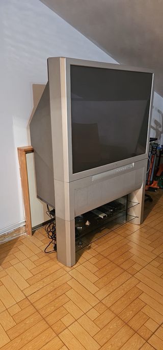 Televisión Mueble 32 Beige/Plata