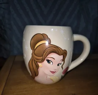 Tazza Disney con Belle e Rosa