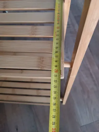 Estantería Escalera Bambú