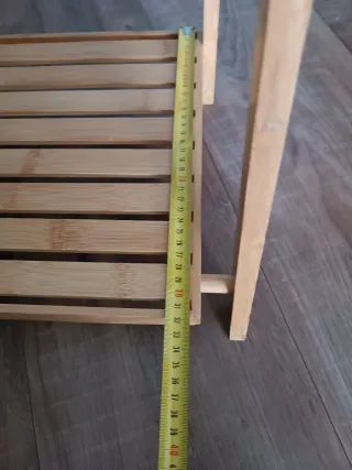 Estantería Escalera Bambú