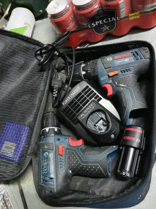 Maleta con 2 Máquinas Bosch