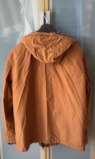 Parka Bershka Ephemera capuz size L cor mostarda