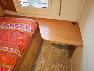 Mueble habitación individual (armario cama y mesa)