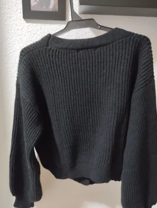 Chaqueta SHEIN negra botones talla s