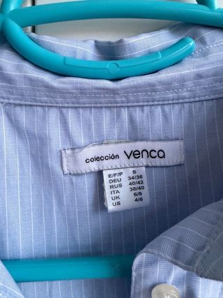 Camisa oversize azul de cuadros