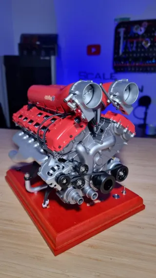 Motor RC Stirling Escala Réplica