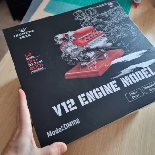 Motor RC Stirling Escala Réplica