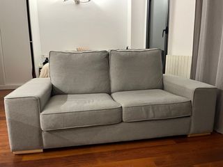 Sofá 2 plazas Banak Moa gris