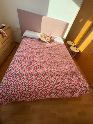 Cama matrimonio con somier