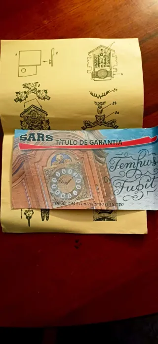 Orologio a cucù meccanico SARS