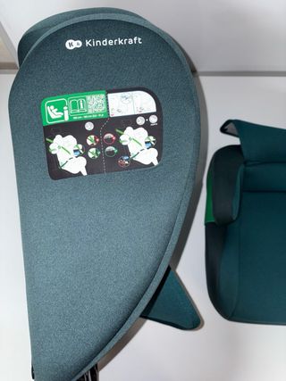 Pack Kinderkraft JUNIOR FIX Universal y bolso verd