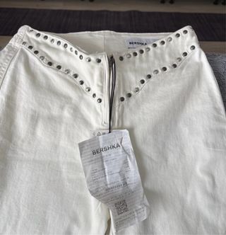 Pantalón vaquero blanco