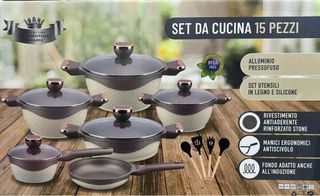 Set Cucina Blumenthal Bavaria 15 Pezzi