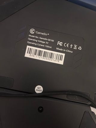 Teclado Gaming 1 Mano Switches Azules