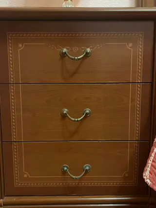 Sinfonier, cabecero y mesilla dormitorio