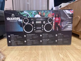 Boombox Reproductor CD Negro