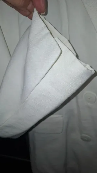 Blazer americana blanca