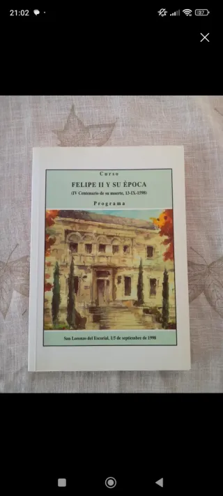 Libro Apuntes Escurialenses