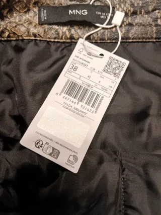 Minifalda efecto piel serpiente