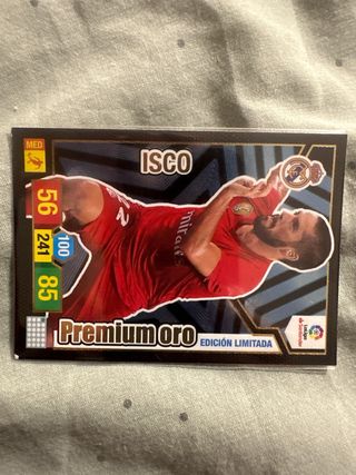 Cromos Premium Oro Isco y Marco Asensio