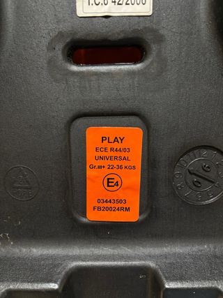 Silla de coche bebé marca Play