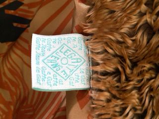 Chaleco Boho XL Pelo Vintage