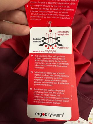 Maillot Spiuk Manga Larga Rojo