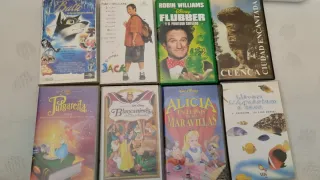Lote VHS Disney Clásicos (Español)
