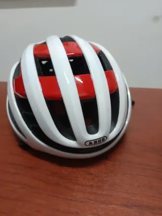Casco Abus Airbreaker Blanco/Rojo