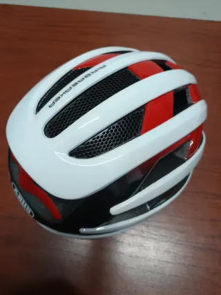 Casco Abus Airbreaker Blanco/Rojo